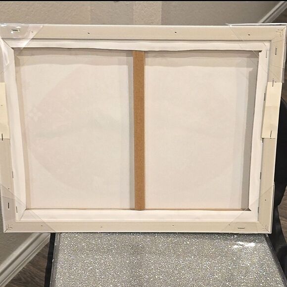 Madeline Blake Luxury Lips Wood Framed Canvas Wall Decor - Picture 7 of 7